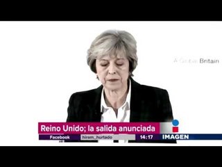 Theresa May anuncia el plan del Brexit