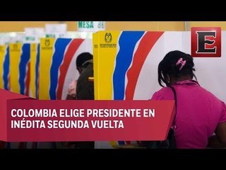 Colombia celebra segunda vuelta en elecciones