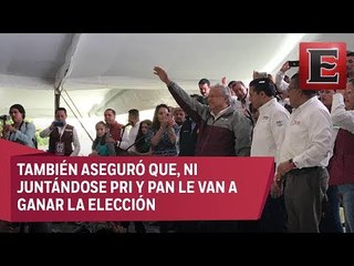 Se compromete AMLO a concluir tren interurbano
