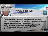 De Trump a Maduro, líderes mundiales felicitan a López Obrador