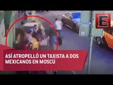 Imágenes del momento exacto del atropello en Rusia