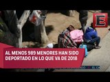 Aumenta cifra de menores no acampañados que son deportados