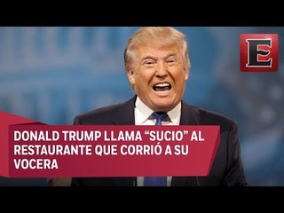 Trump ataca al restaurante que echó a su portavoz