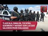 Cinco estados de México tienen el peor control de confianza de policías