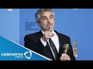 Alfonso Cuarón se lleva un globo de oro por mejor director / Director de Gravity