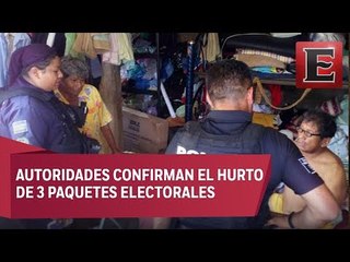 Hombres armados en Coatzacoalcos se llevan más de 2 mil boletas electorales