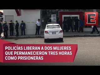 Asaltante toma rehenes al intentar robar un banco de Hermosillo, Sonora