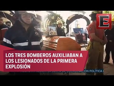Despiden a bomberos fallecidos en Tultepec