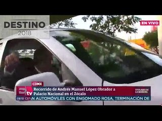 Va López Obrador a casa de campaña previo a reunión con Peña Nieto