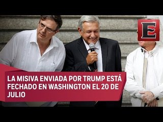 Trump pide rápida negociación del TLCAN en carta a López Obrador