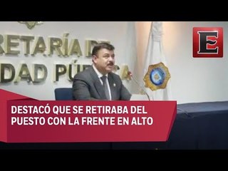 Hiram Almeida renuncia a la SSP de la Ciudad de México