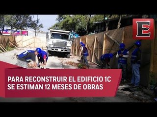 Así avanza la reconstrucción del Multifamiliar Tlalpan