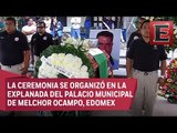 Homenaje y despedida a los bomberos que murieron en explosión en Tultepec