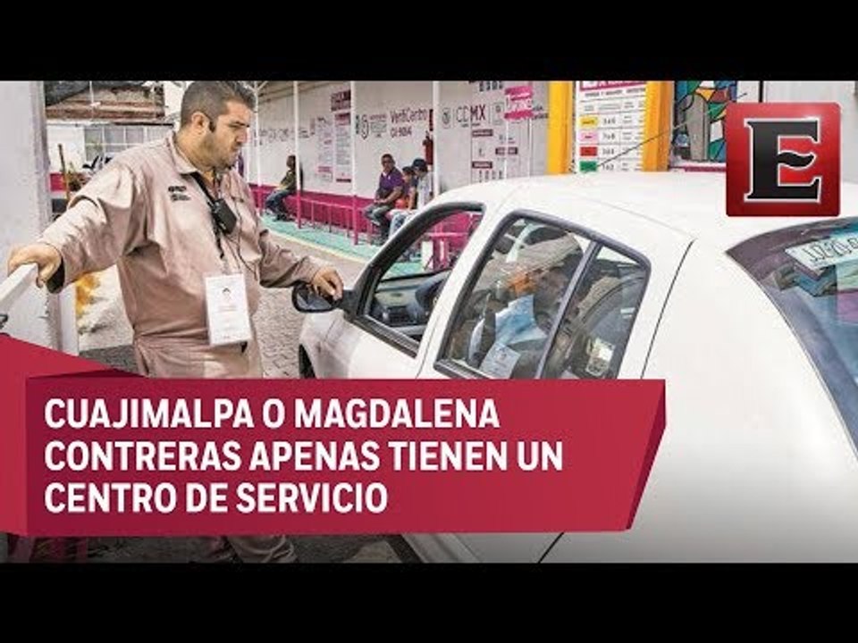 Poca afluencia de vehículos en verificentros de la CDMX