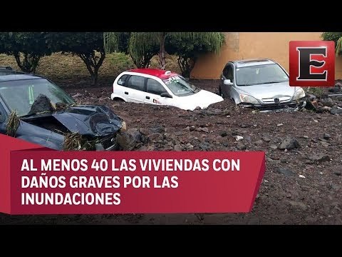 Decenas de afectados en Morelia por tromba