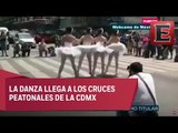 Bailarines profesionales llevan la danza a las calles de la CDMX