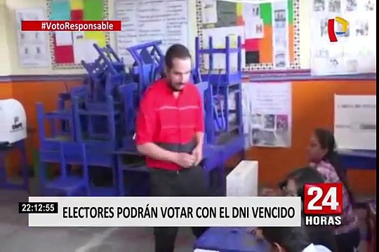 Elecciones 2018: electores podrán votar con el DNI vencido