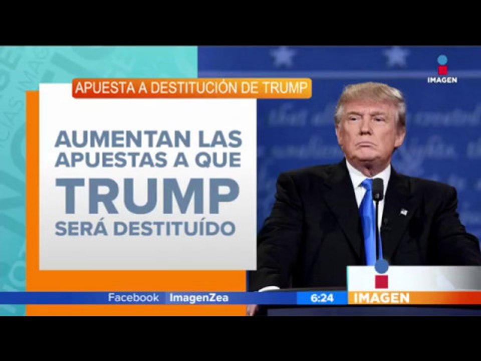 Apuestan a que Trump se irá | Noticias con Francisco Zea