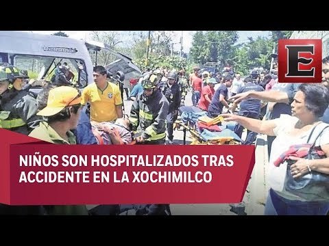Al menos 4 niños entre las víctimas del accidente en Xochimilco-Topilejo