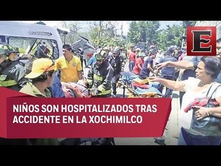 Al menos 4 niños entre las víctimas del accidente en Xochimilco-Topilejo