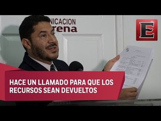 Batres acusa a Cordero de autorizar bonos millonarios en el Senado
