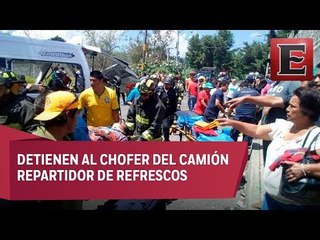 ÚLTIMO BALANCE: Choque en la Xochimilco-Topilejo deja 15 personas heridas