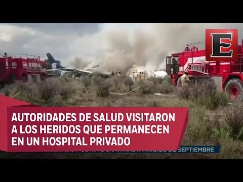 Continúan hospitalizadas 4 lesionados del accidente aéreo en Durango
