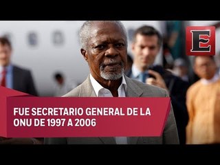 Muere Kofi Annan a los 80 años, Nobel de la Paz