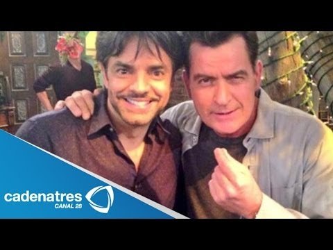 Eugenio Derbez trabaja con Charlie Sheen / Eugenio Derbez work with Charlie Sheen