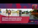 Reportan fuertes inundaciones en Veracruz