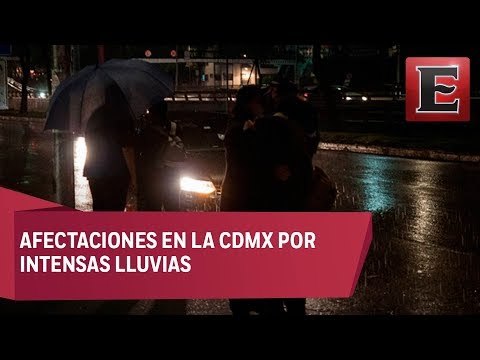 Por lluvias activan alerta amarilla y naranja en delegaciones de la CDMX