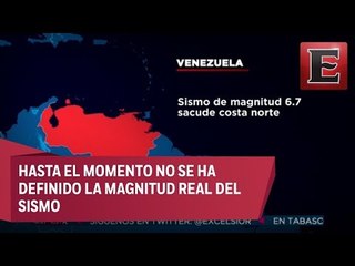 ÚLTIMA HORA: Reportan sismo de al menos 6.7 grados en Venezuela