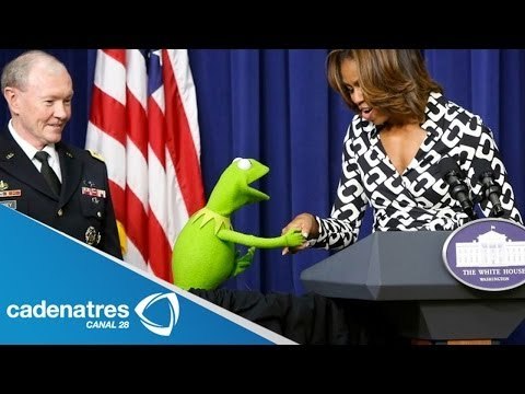 Michelle Obama y la Rana René conducen evento para niños / Michelle Obama and Rana Rene