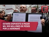 Empresario ofrece comprar avión presidencial a López Obrador