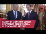 López Obrador y Peña Nieto acuerdan envío de propuesta para SSP federal