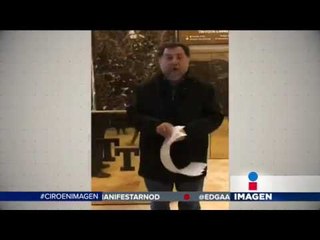 Noroña propone construir el muro en plena Trump