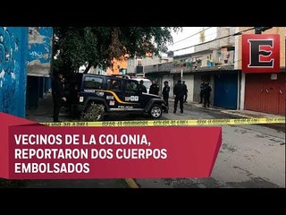 Download Video: Encuentran cuerpos de hombre y mujer embolsados, en Iztapalapa