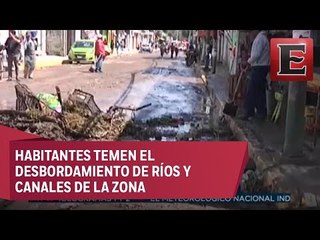 Dos muertos y más de mil damnificados tras tromba en Chimalhuacán