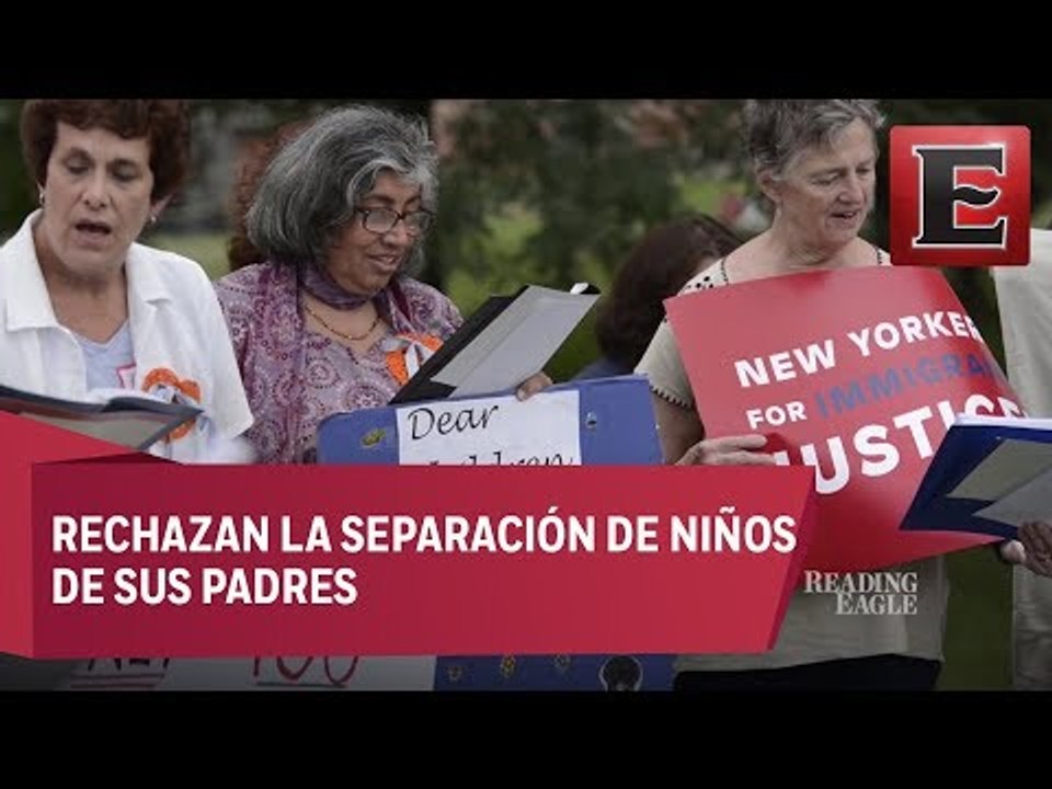 Abuelitas de EU protestan contra política migratoria de Trump