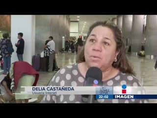 Cancelación de vuelos impide regreso a viajeros