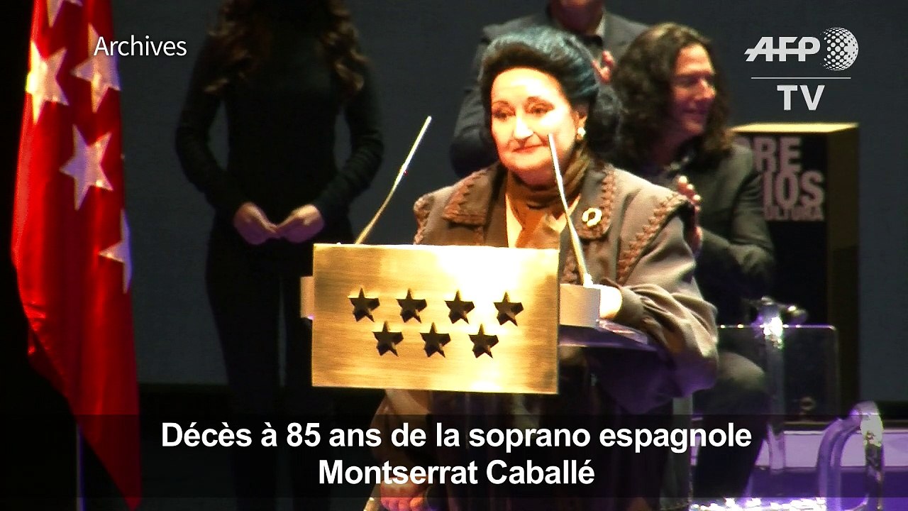 ARCHIVES: décès de la soprano espagnole Montser...