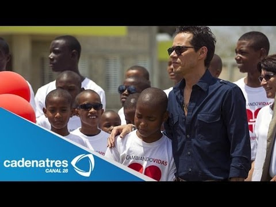 Marc Anthony inaugura orfanato en República Dominicana / Marc Anthony opens orphanage