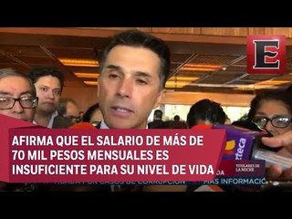 Sergio Mayer asegura que el sueldo de diputado no le alcanza