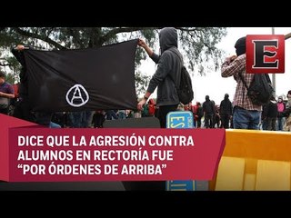 La violencia contra estudiantes seguirá, asegura porro