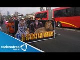 Empleados de circos marcha contra ley que prohibe trabajar con animales en circos