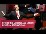 Peña Nieto rinde su último informe de gobierno entre agradecimientos
