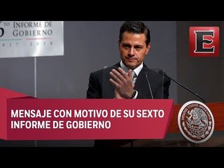 Peña Nieto defiende reformas como el gran logro de su gobierno