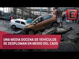 Varios heridos en la India por derrumbe de carretera