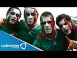 Mexicanos celebran en Zócalo triunfo de la selección mexicana / Mundial 2014