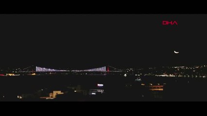 Yeniden - Boğaz'ın Üstünde Doyumsuz 'Hilal' Manzarası